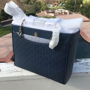 NWT Tory Burch Bryant E/W Tote (Navy)